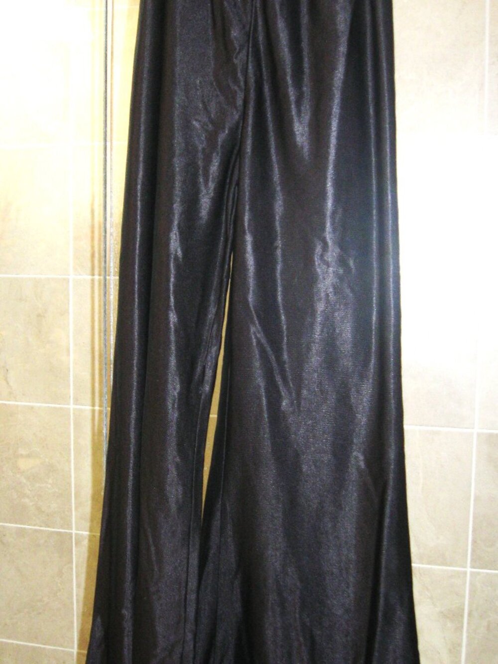 Vintage 1960's Black Banberry Cross Wide Leg Pants
